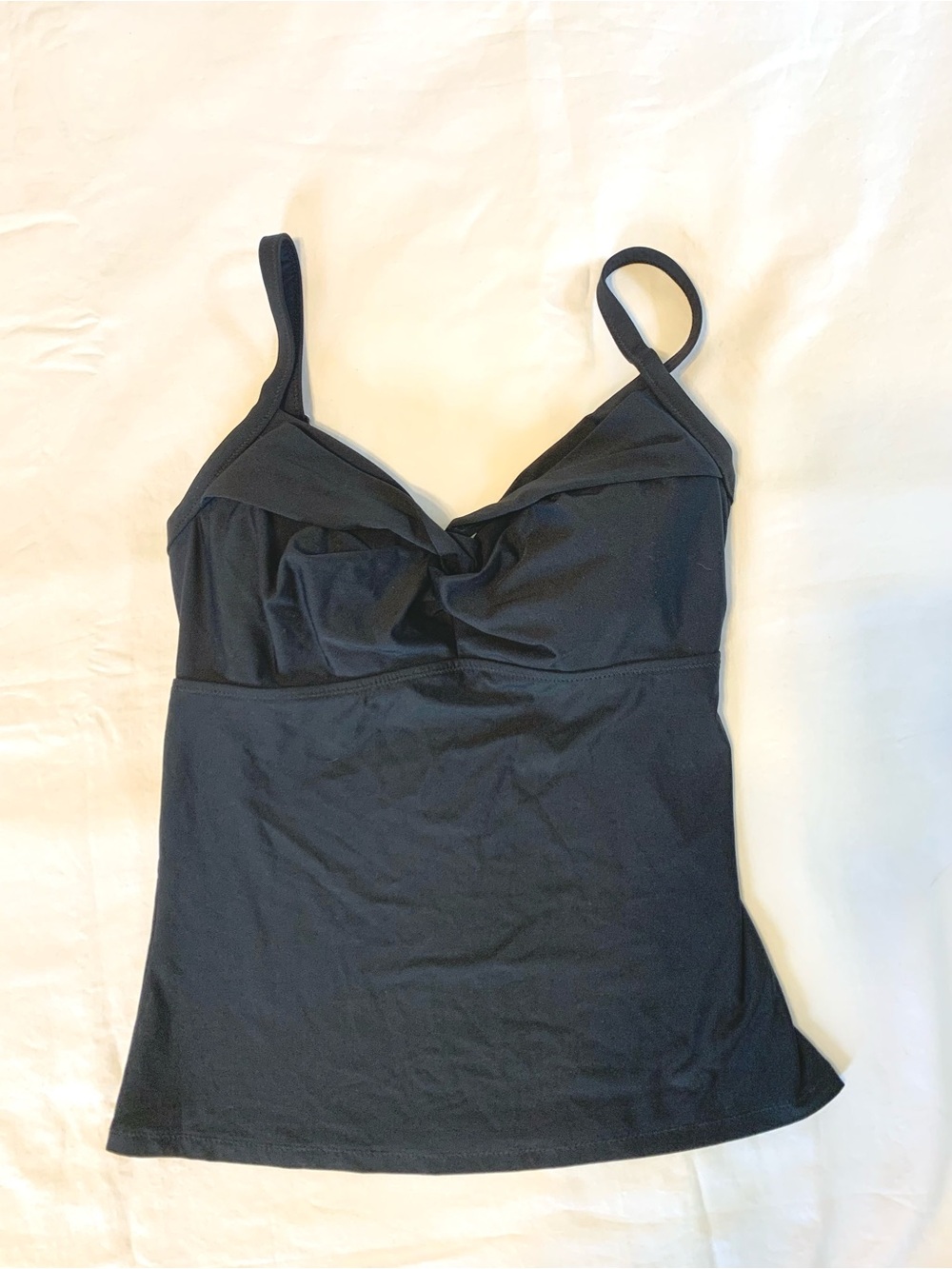 Athleta Black Tankini size 32D/DD.